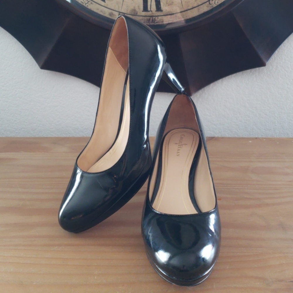 Cole Haan Heels Patent Size 8B - Picture 1 of 8